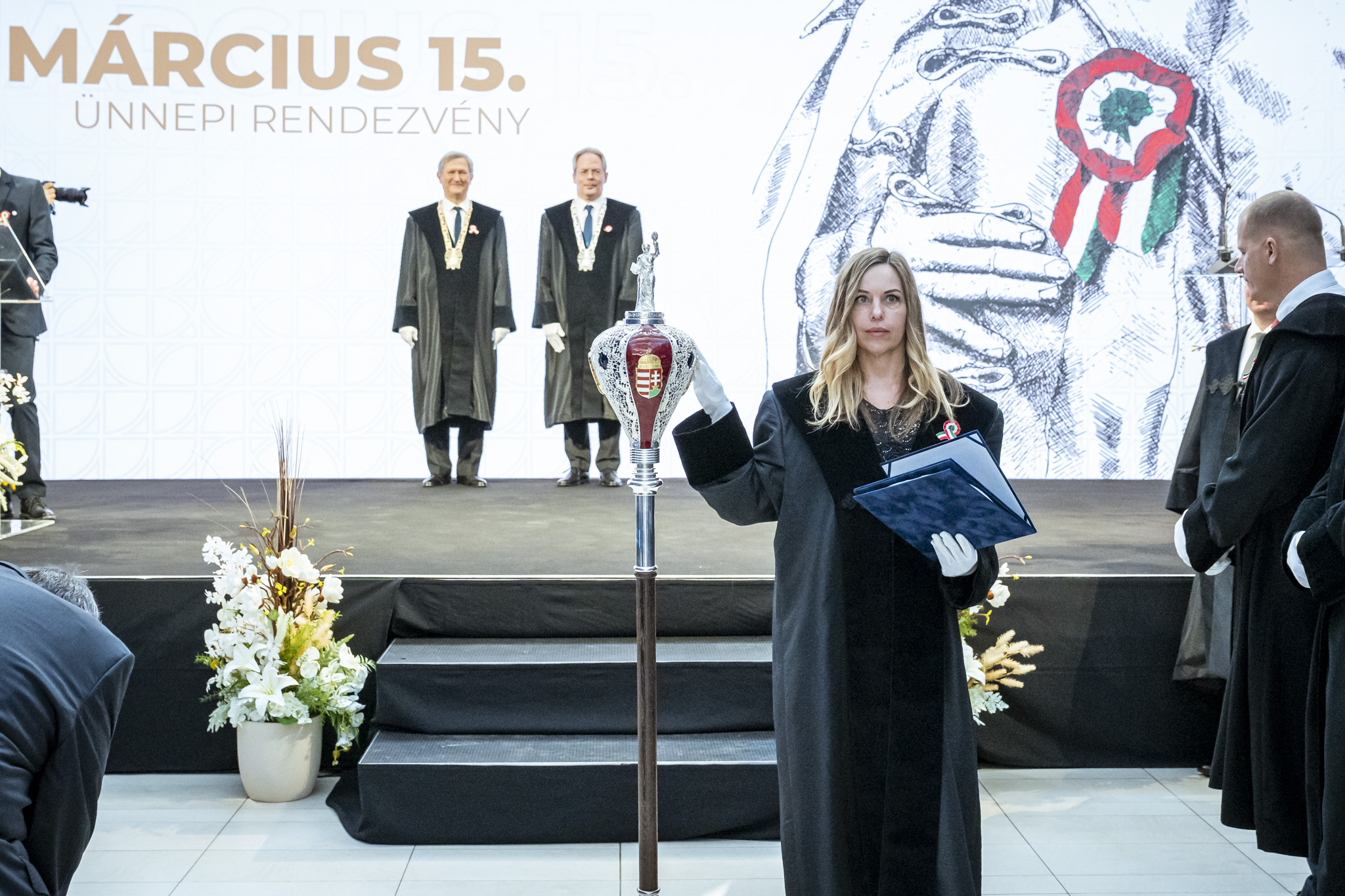 Doctoral gallery: The ceremony was completed by the conferral of doctoral degrees (Photo: András Adorján, Gergely Nagy / Széchenyi István University)